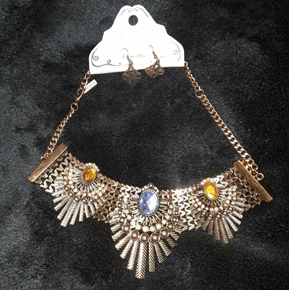 New Fabulous earrings necklace lead Nickel